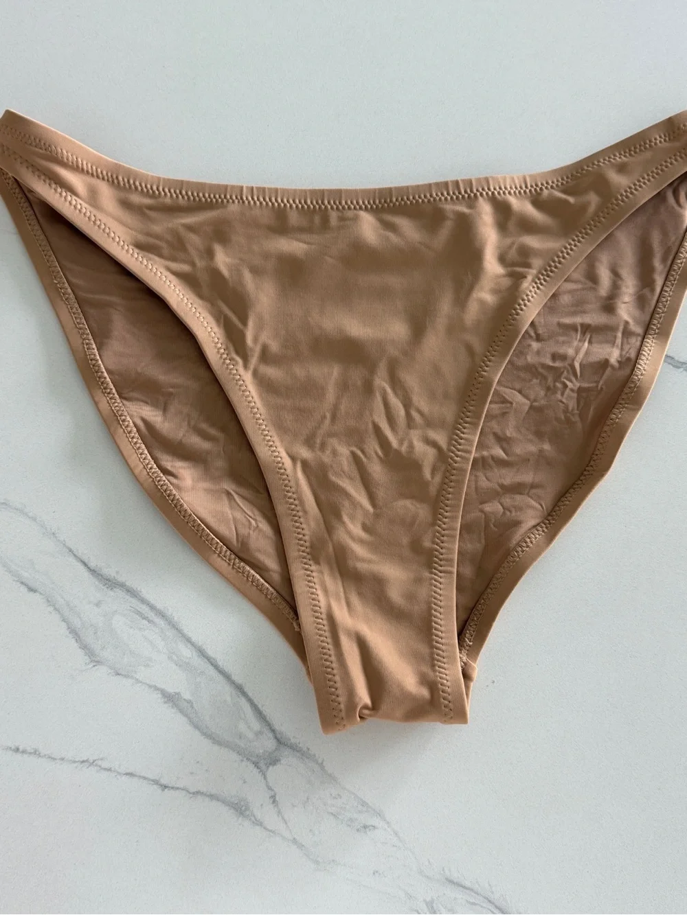 SKIMS tan seamless bikini swim - Light Beige